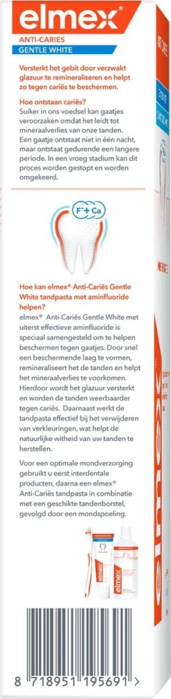 Elmex Anti-Cariës Whitening Tandpasta 3 X 75ml - Voordeelverpakking -Gillette Winkel 295x1200 8