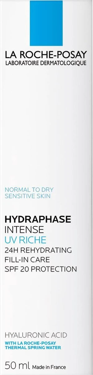 La Roche-Posay Hydraphase UV Intens Rijk - 50ml - Droge Huid 5 La Roche-Posay Hydraphase UV Intens Rijk - 50ml - Droge Huid - Afbeelding 3