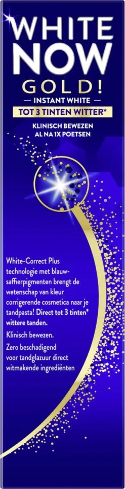 Prodent Whitening Now Gold Tandpasta - 12 X 75 Ml - Voordeelverpakking -Gillette Winkel 308x1200 1