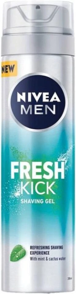 NIVEA MEN Fresh Kick Scheergel - 6 X 200 Ml - Voordeelverpakking 9 NIVEA MEN Fresh Kick Scheergel - 6 X 200 Ml - Voordeelverpakking -Gillette Winkel 310x1200 4