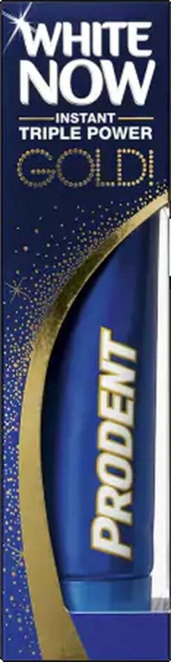 Prodent Tandpasta White Now Gold 75 Ml -Gillette Winkel 311x1200 2
