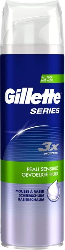 Gillette® Gillette Scheerschuim Mannen Voor Gevoelige Huid - 6x250ml Voordeelverpakking -Gillette Winkel 312x1200 4