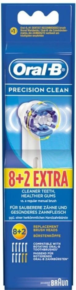 Oral B Oral-B Precison Clean Opzetborstels - 8 +2 Stuks 28 Oral B Oral-B Precison Clean Opzetborstels - 8 +2 Stuks -Gillette Winkel 316x1200