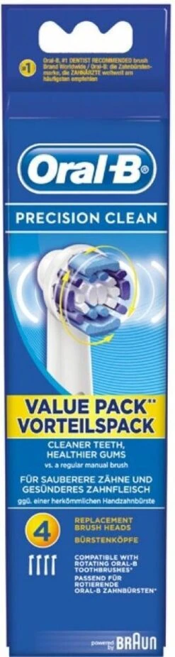 Oral B Oral-B Precision Clean Opzetborstels - 4 Stuks 31 Oral B Oral-B Precision Clean Opzetborstels - 4 Stuks -Gillette Winkel 320x1200 1