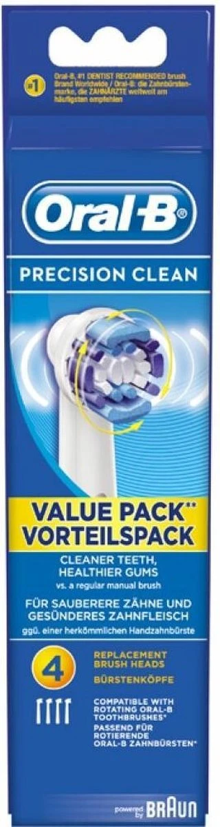 Oral B Oral-B Precision Clean Opzetborstels - 4 Stuks 12 Oral B Oral-B Precision Clean Opzetborstels - 4 Stuks - Afbeelding 10