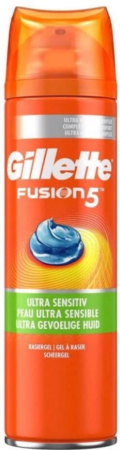 Gillette® Gillette Fusion5 Ultra Sensitive Scheergel Mannen - 6x200ml Voordeelverpakking 9 Gillette® Gillette Fusion5 Ultra Sensitive Scheergel Mannen - 6x200ml Voordeelverpakking -Gillette Winkel 322x1200 1