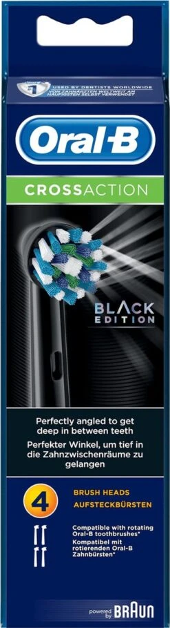 Oral B Oral-B CrossAction Zwart Opzetborstels - 4 Stuks 27 Oral B Oral-B CrossAction Zwart Opzetborstels - 4 Stuks -Gillette Winkel 326x1200 3