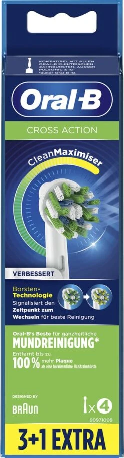 Oral B Oral-B CrossAction - Met CleanMaximiser-technologie - Opzetborstels - 4 Stuks -Gillette Winkel 327x1200 4