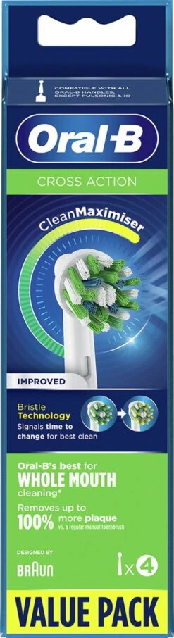 Oral B Oral-B CrossAction - Met CleanMaximiser-technologie - Opzetborstels - 4 Stuks -Gillette Winkel 327x1200 5