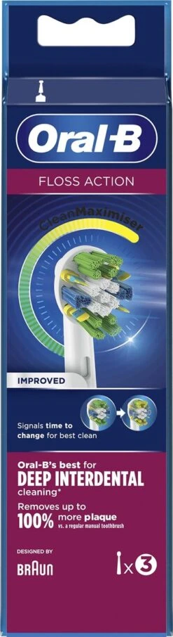 Oral B Oral-B Opzetborstels FlossAction 3 Stuks -Gillette Winkel 327x1200 9