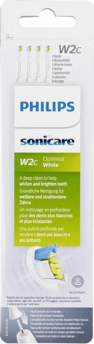 Philips Sonicare HX6074/27 Optimal White (4er Pack) Mini 3 Philips Sonicare HX6074/27 Optimal White (4er Pack) Mini