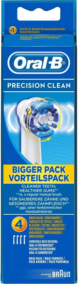 Oral B Oral-B Precision Clean Opzetborstels - 4 Stuks 11 Oral B Oral-B Precision Clean Opzetborstels - 4 Stuks - Afbeelding 9