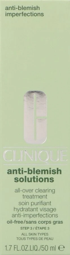 Clinique Anti-Blemish Solutions Clearing Moisturizer - Dagcrème - 50 Ml -Gillette Winkel 333x1200 2