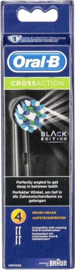 Oral B Oral-B CrossAction Zwart Opzetborstels - 4 Stuks 28 Oral B Oral-B CrossAction Zwart Opzetborstels - 4 Stuks -Gillette Winkel 334x1200 1