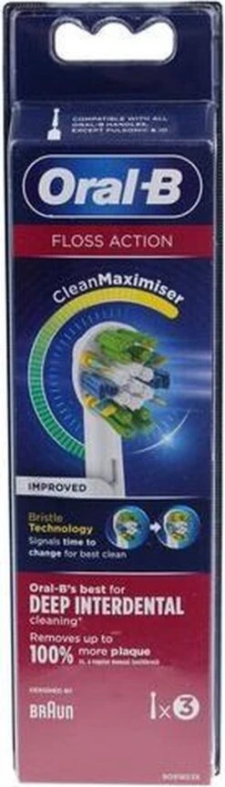 Oral B Oral-B Opzetborstels FlossAction 3 Stuks -Gillette Winkel 343x1200