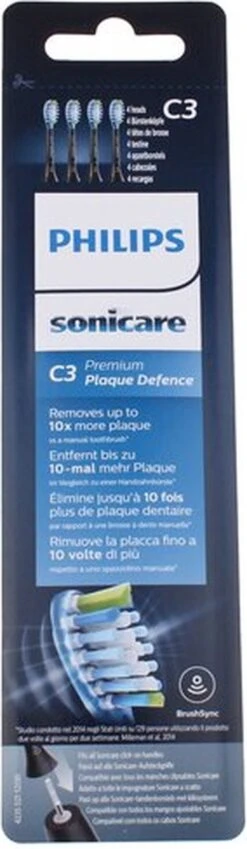 Philips Sonicare C3 Premium Plaque Defense HX9044/33 - Opzetborstel - 4 Stuks -Gillette Winkel 349x1200
