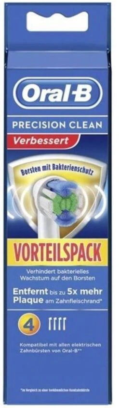 Braun Oral-B Precision Clean 4 Stuk(s) Wit Opzetborstel -Gillette Winkel 352x1200