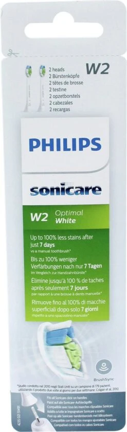 Philips Sonicare W2 Optimal White HX6062/10 - Opzetborstel - 2 Stuks -Gillette Winkel 353x1200 1