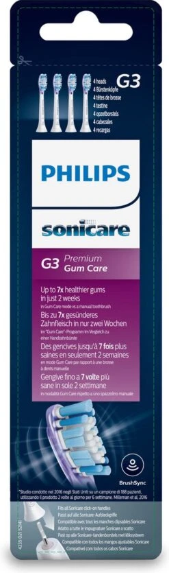 Philips Sonicare AdaptiveClean Gum HX9054/17 - Opzetborstel - 4 Stuks 14 Philips Sonicare AdaptiveClean Gum HX9054/17 - Opzetborstel - 4 Stuks -Gillette Winkel 355x1200