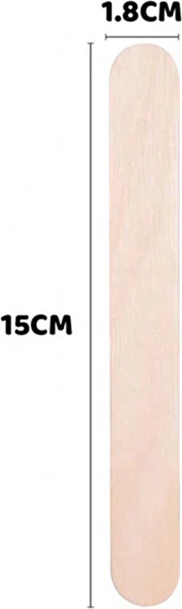 Lifestance Wax Spatels - Houten Spatel - Harsspatel - Wax Beans - Ontharen - Waxen - Harsen - Wax - Bruin - Moederdag Cadeautje - 10 Stuks 5 Lifestance Wax Spatels - Houten Spatel - Harsspatel - Wax Beans - Ontharen - Waxen - Harsen - Wax - Bruin - Moederdag Cadeautje - 10 Stuks - Afbeelding 3