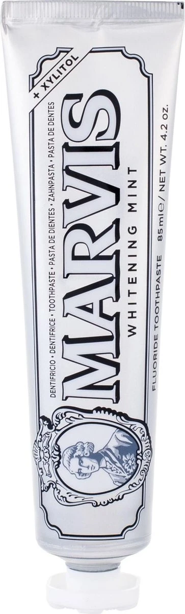 Marvis Tandpasta Whitening Mint 85 Ml 6 Marvis Tandpasta Whitening Mint 85 Ml - Afbeelding 4