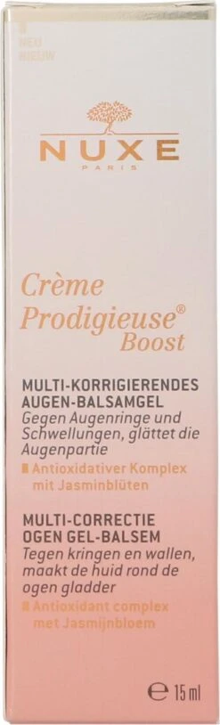 Nuxe Prodigieuse Boost Eye Gel Balm -15 Ml -Gillette Winkel 364x1200 2