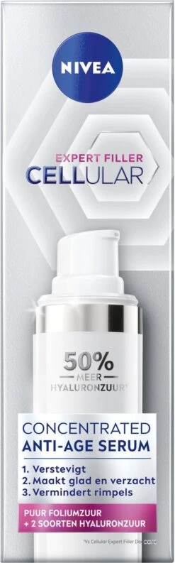 NIVEA CELLular Hyaluron Filler Anti-Age Serum - 40 Ml 10 NIVEA CELLular Hyaluron Filler Anti-Age Serum - 40 Ml -Gillette Winkel 374x1200 4