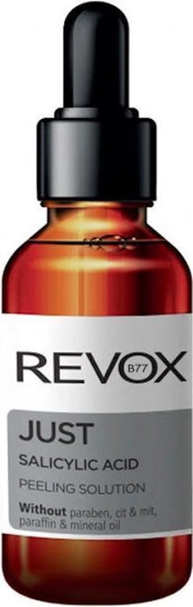 Revox Just Salicylic Acid Peeling Solution 30ml. 3 Revox Just Salicylic Acid Peeling Solution 30ml.