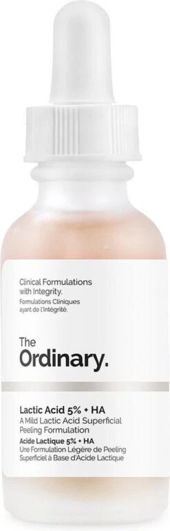 The Ordinary Lactic Acid 5% + HA 2% Gezichtspeeling - Gezichts Serum - Beauty Product - Verzorging - Peeling Solution