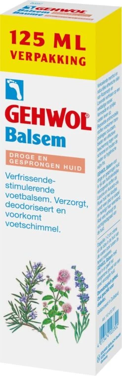 Gehwol Voetbalsem Voor De Droge En Gesprongen Huid - 125ml 12 Gehwol Voetbalsem Voor De Droge En Gesprongen Huid - 125ml -Gillette Winkel 389x1200 5