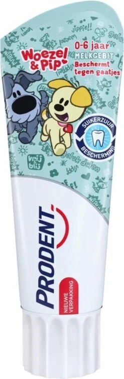 Prodent Kids 0-6 Jaar Woezel & Pip Tandpasta - 12 X 75 Ml - Voordeelverpakking -Gillette Winkel 392x1200 1