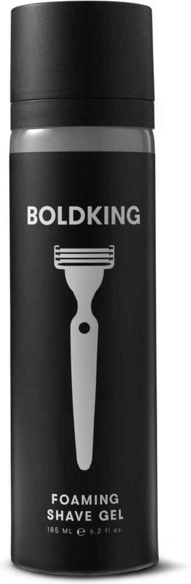 Boldking Foaming Shaving Gel - Scheergel / Scheerschuim Voor Mannen - 185 Ml - 1 Stuk 3 Boldking Foaming Shaving Gel - Scheergel / Scheerschuim Voor Mannen - 185 Ml - 1 Stuk