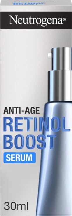 Neutrogena Retinol Boost Serum (30 Ml), Zeer Effectief Anti-veroudering Gezichtsserum Met Retinol, Mirtebladextract En Hyaluronzuur, Effectief Gezichtsverzorgingsserum Voor Een Jongere En Gezond Ogende Huid