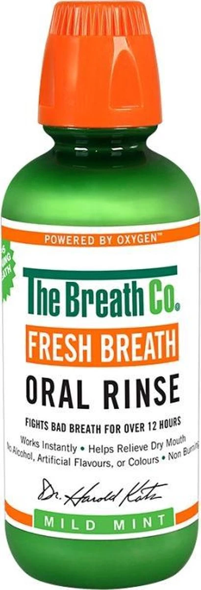 The Breath Co Mondwater - Mild Mint 500ML - Tegen - Slechte Adem - Droge Mond - Ontstoken Tandvlees 3 The Breath Co Mondwater - Mild Mint 500ML - Tegen - Slechte Adem - Droge Mond - Ontstoken Tandvlees