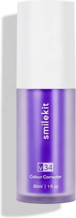 V34 Colour Corrector Duo Kit - Tandenbleker - 100% Natuurlijke Ingrediënten - Peroxidevrij - Tanden Bleken - Witte Tanden - Tandenbleekset - Teeth Whitening - Tandpasta -Gillette Winkel 423x1200 2