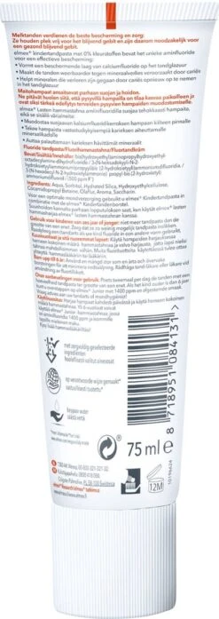 Elmex Peuter (0 Tot 5 Jaar) Kindertandpasta 6 X 75ml - Voordeelverpakking -Gillette Winkel 425x1200