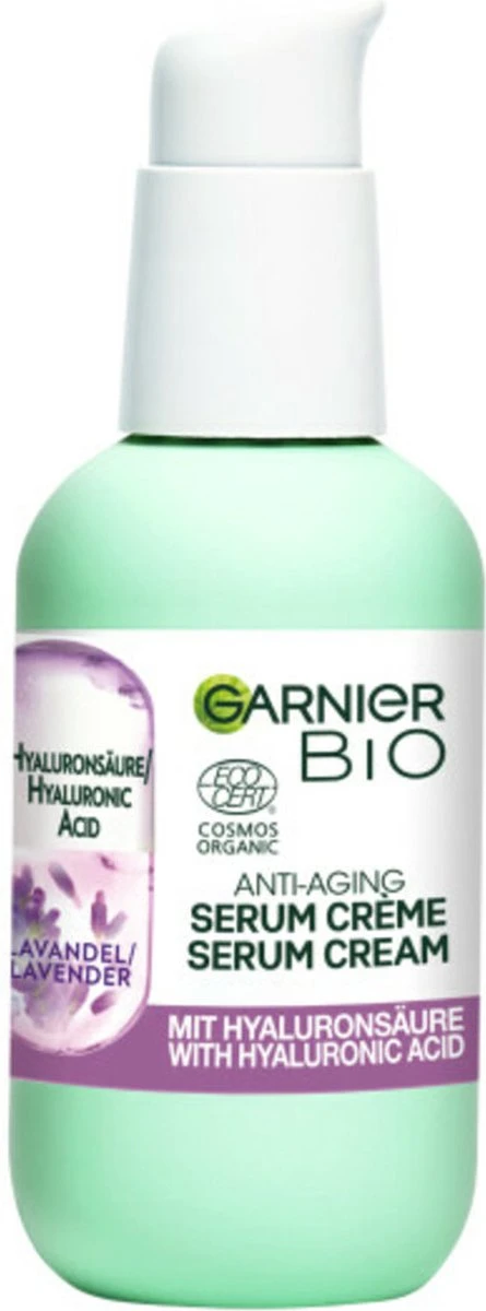 Garnier Bio Anti-Aging Serum Cream Met Hyaluronzuur - 50 Ml 3 Garnier Bio Anti-Aging Serum Cream Met Hyaluronzuur - 50 Ml
