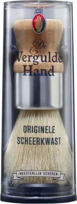 Vergulde Hand Scheerkwast - Voor Kappers 20 Vergulde Hand Scheerkwast - Voor Kappers -Gillette Winkel 454x1200 5