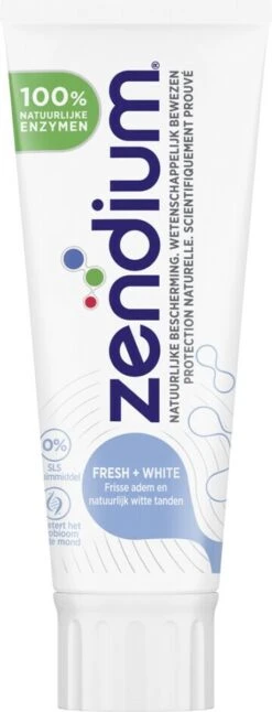 Zendium Fresh+Whitening Tandpasta- 12 X 75 Ml - Voordeelverpakking -Gillette Winkel 459x1200 5