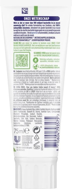 Zendium Extra Fresh Tandpasta - 12 X 75 Ml - Voordeelverpakking -Gillette Winkel 460x1200 4