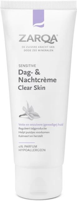 ZARQA Dag- En Nachtcrème Clear Skin (reguleert Talgproductie) - 75 Ml 11 ZARQA Dag- En Nachtcrème Clear Skin (reguleert Talgproductie) - 75 Ml -Gillette Winkel 460x1200 9