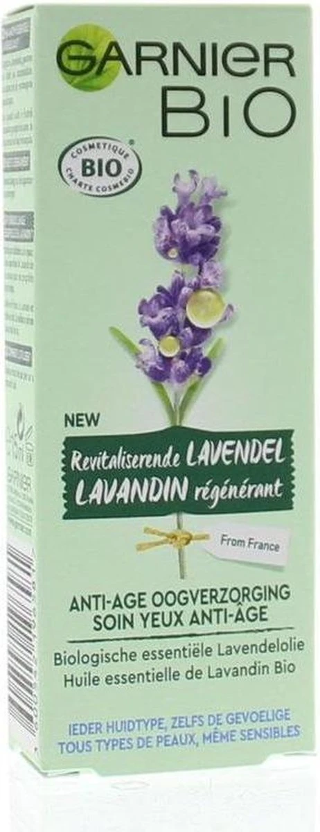 Garnier Bio Anti-age Oogcrème - 15 Ml - Alle Huidtypes - Revitaliserende Lavendel 5 Garnier Bio Anti-age Oogcrème - 15 Ml - Alle Huidtypes - Revitaliserende Lavendel - Afbeelding 3