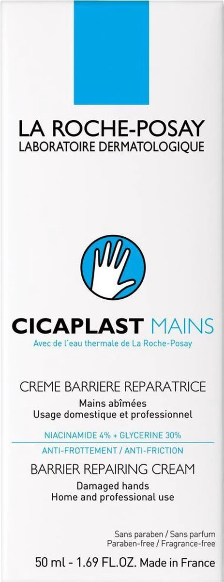 La Roche-Posay Cicaplast Handcrème - 3x50ml - Beschadigde Huid 4 La Roche-Posay Cicaplast Handcrème - 3x50ml - Beschadigde Huid - Afbeelding 2