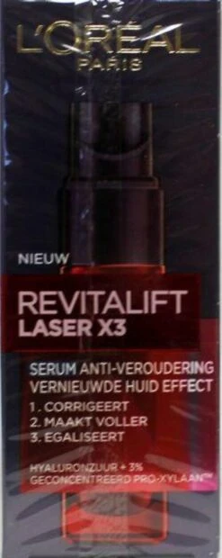 L’Oréal Paris RevitaLift Rejuvenating Serum Laser X3 - 30ml -Gillette Winkel 478x1200 2