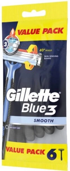 Gillette® Gillette Blue3 Smooth 4+2 Stuks -Gillette Winkel 496x1200 4