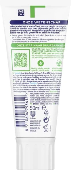 Zendium Junior 5-12jr Tandpasta - 12 X 50 Ml - Voordeelverpakking -Gillette Winkel 503x1200