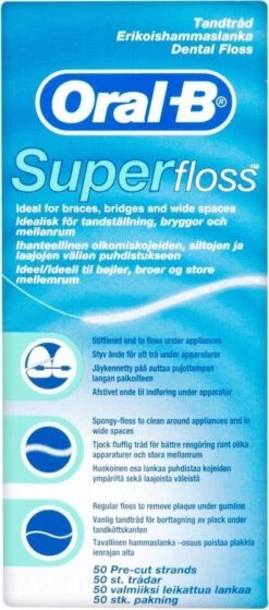 Oral B Oral-B Superfloss - 50 Stuks - Flosdraad -Gillette Winkel 530x1200 3