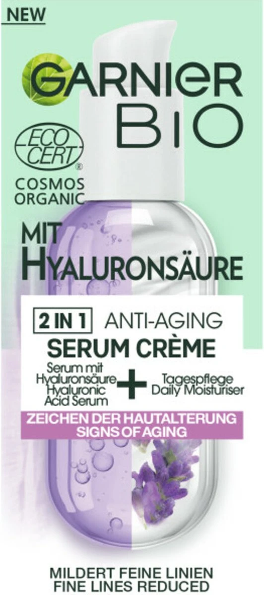 Garnier Bio Anti-Aging Serum Cream Met Hyaluronzuur - 50 Ml 6 Garnier Bio Anti-Aging Serum Cream Met Hyaluronzuur - 50 Ml - Afbeelding 4