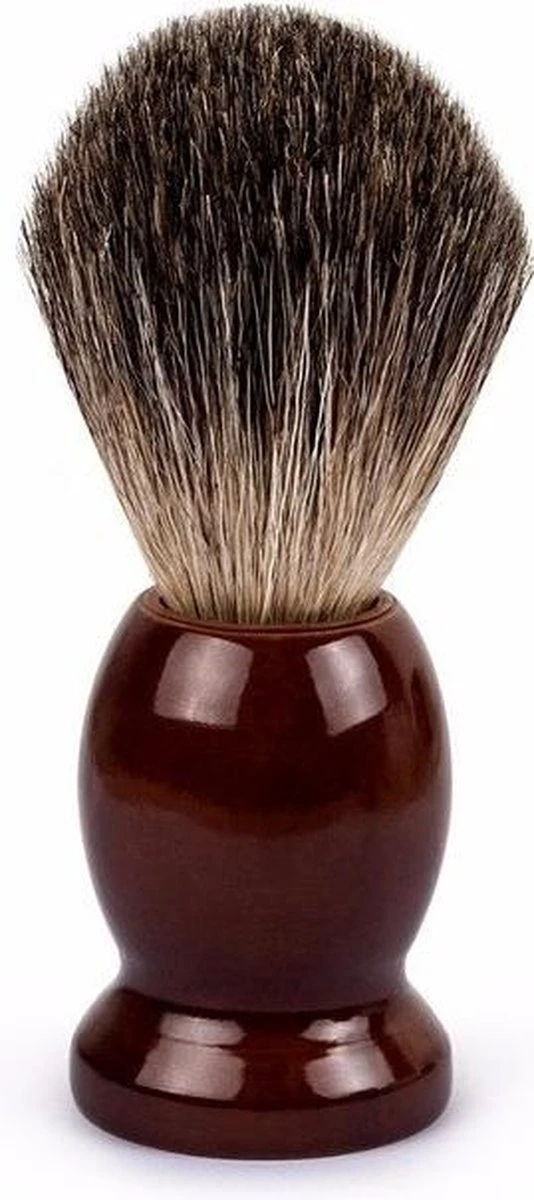 SIMIA™ Duurzaam Premium Scheerkwast - 100% Natuurlijk Haar - Zacht En Soepel - Optimale Verdeling Scheerschuim - Bruin 3 SIMIA™ Duurzaam Premium Scheerkwast - 100% Natuurlijk Haar - Zacht En Soepel - Optimale Verdeling Scheerschuim - Bruin