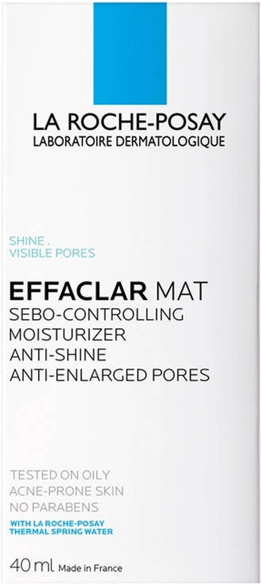 La Roche-Posay Effaclar Mat Dagcrème - 40ml - Tegen Zichtbare Poriën 4 La Roche-Posay Effaclar Mat Dagcrème - 40ml - Tegen Zichtbare Poriën - Afbeelding 2